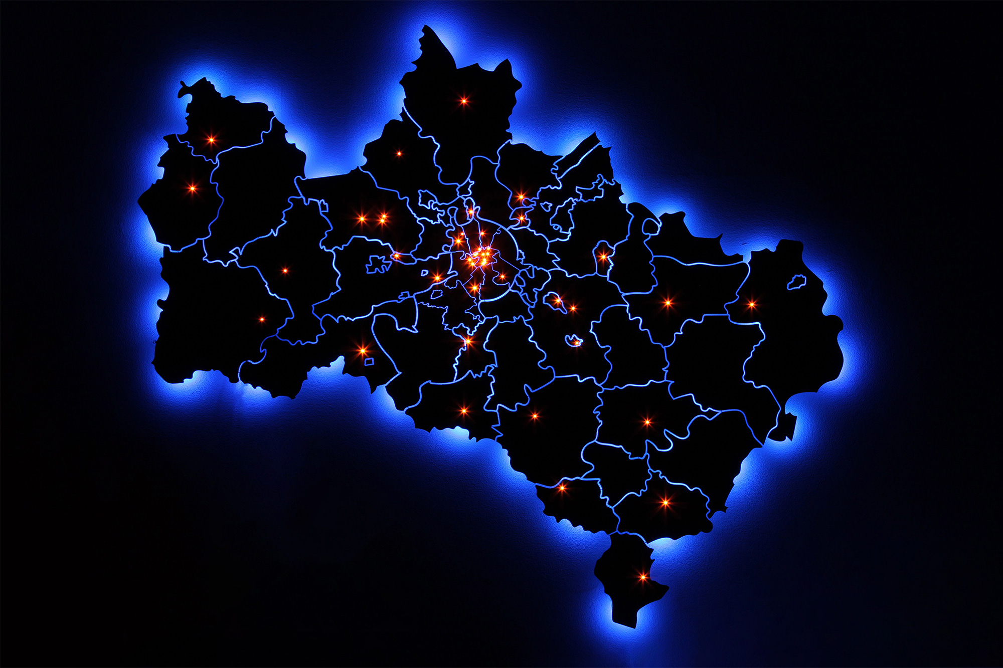 3d карта Подмосковье